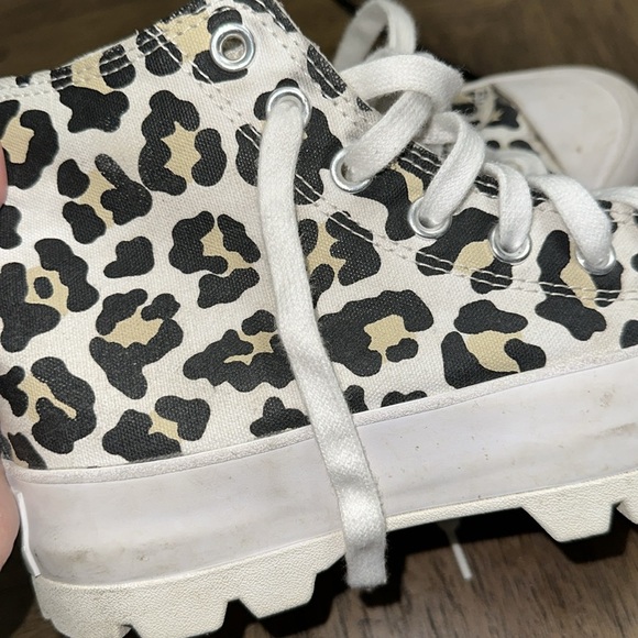 Converse Chuck Taylor All Star Leopard Lugged Platform High Top Canvas Womens 6 - Picture 11 of 12